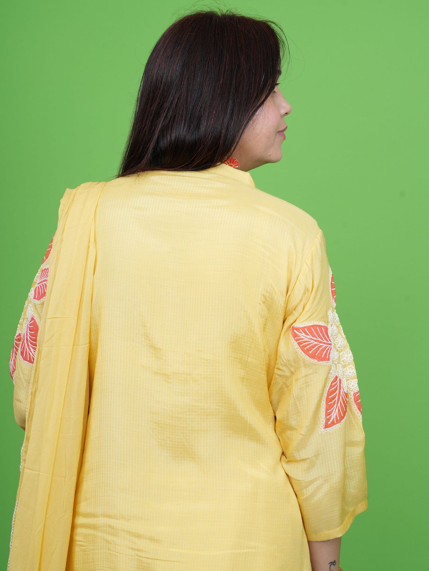 Saanjh Floré Yellow Kurta Set