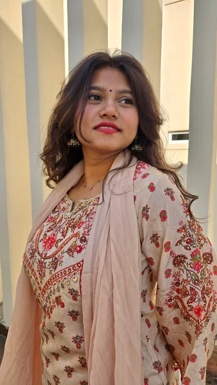 Ivory Bloom Kurta Set