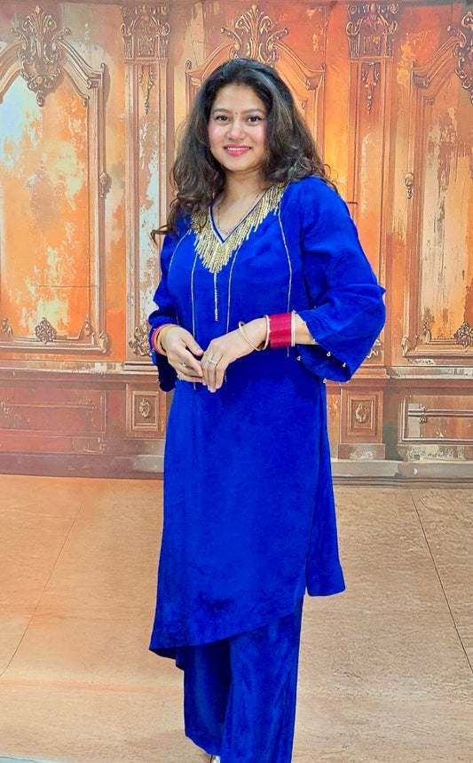 Royal Sapphire Kurta Set