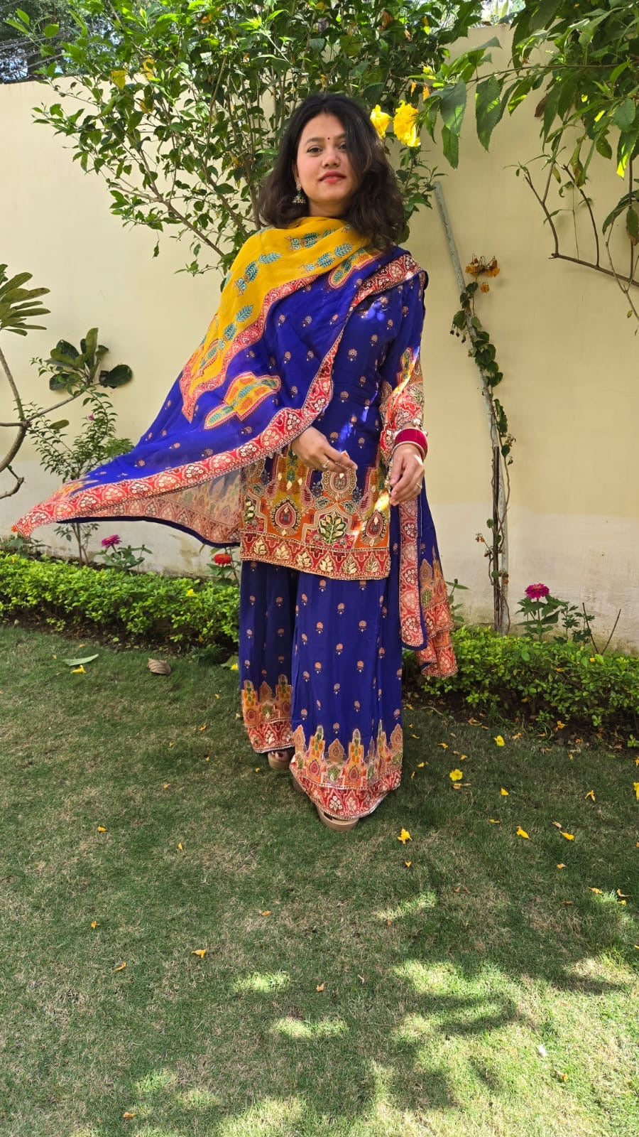 Royal Blue Kurta Set