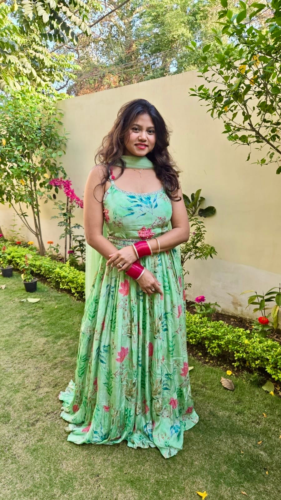 Mint Green Long Green Dress