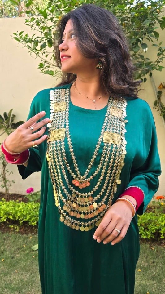 Green Kurta Set