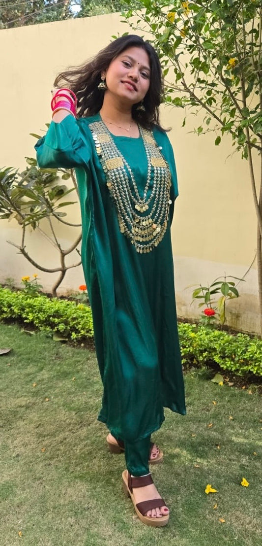 Green Kurta Set