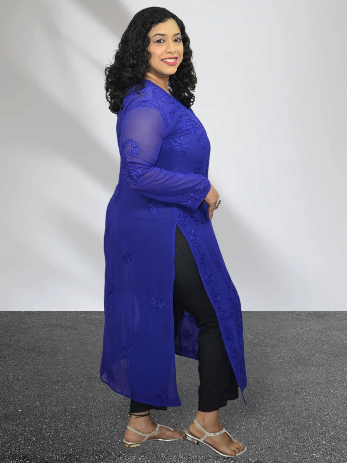 Neel Tara Chikankari Kurta