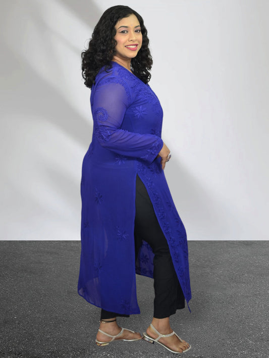 Neel Tara Chikankari Kurta