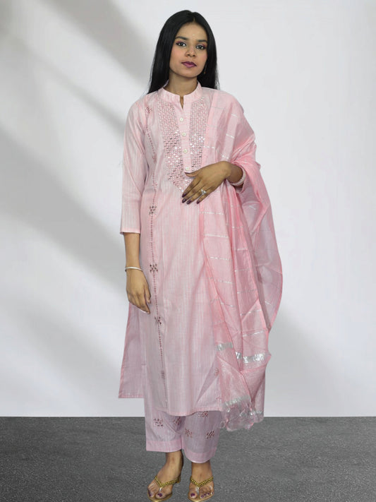 Suhani Soft Pink Kurta Set