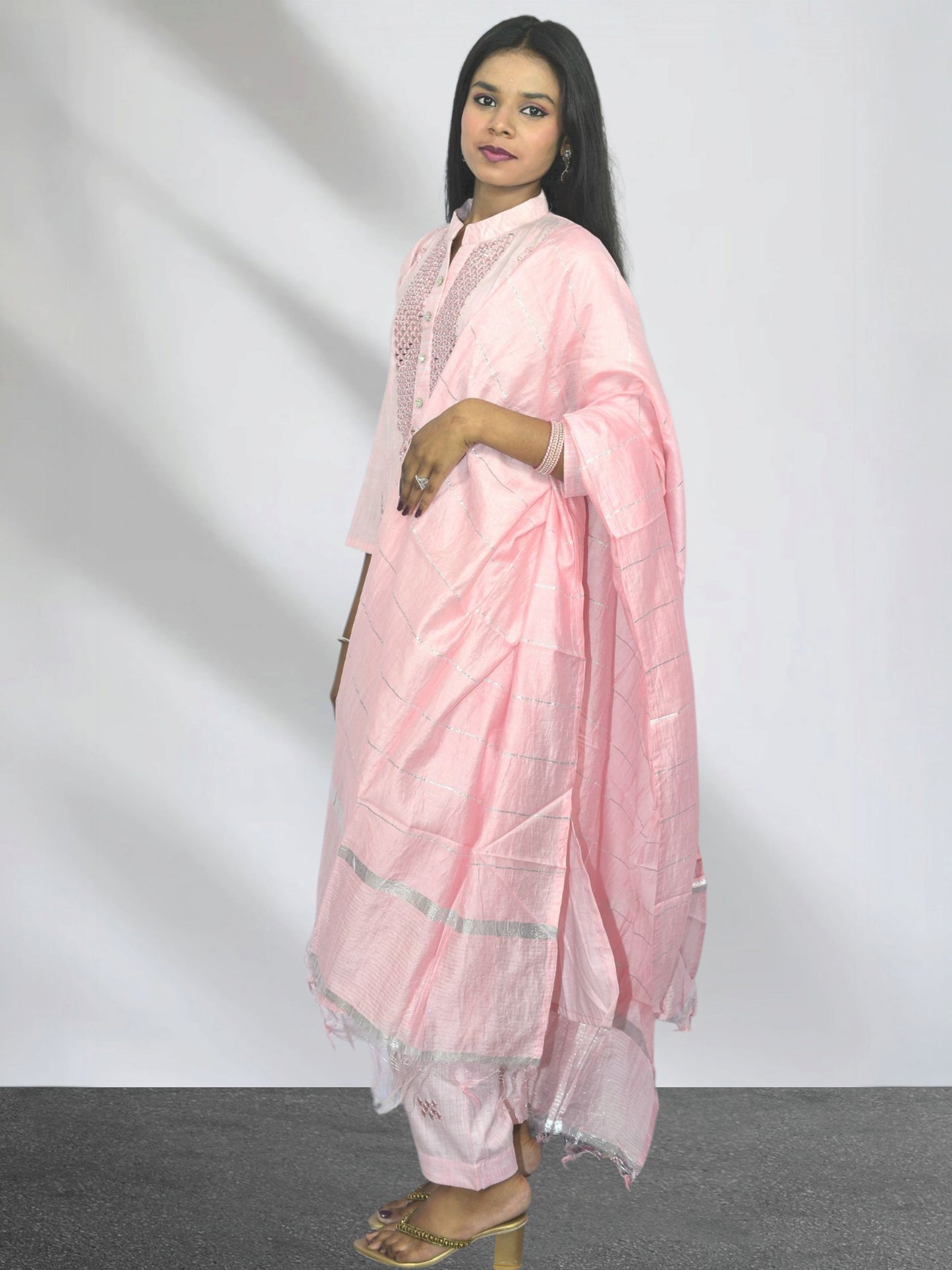 Suhani Soft Pink Kurta Set