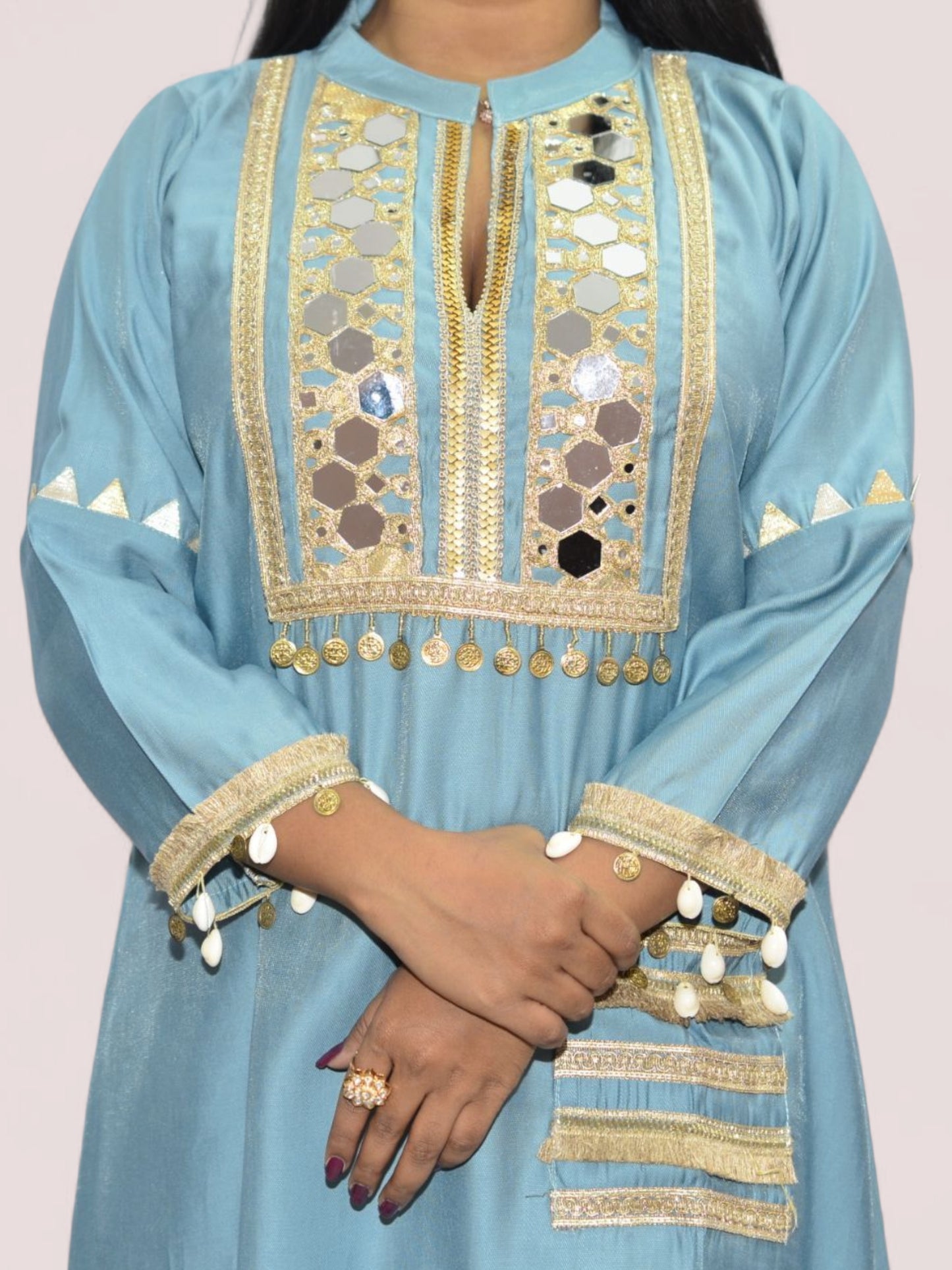 Noor-e-Afreen Mirror Work Co-Ord Set