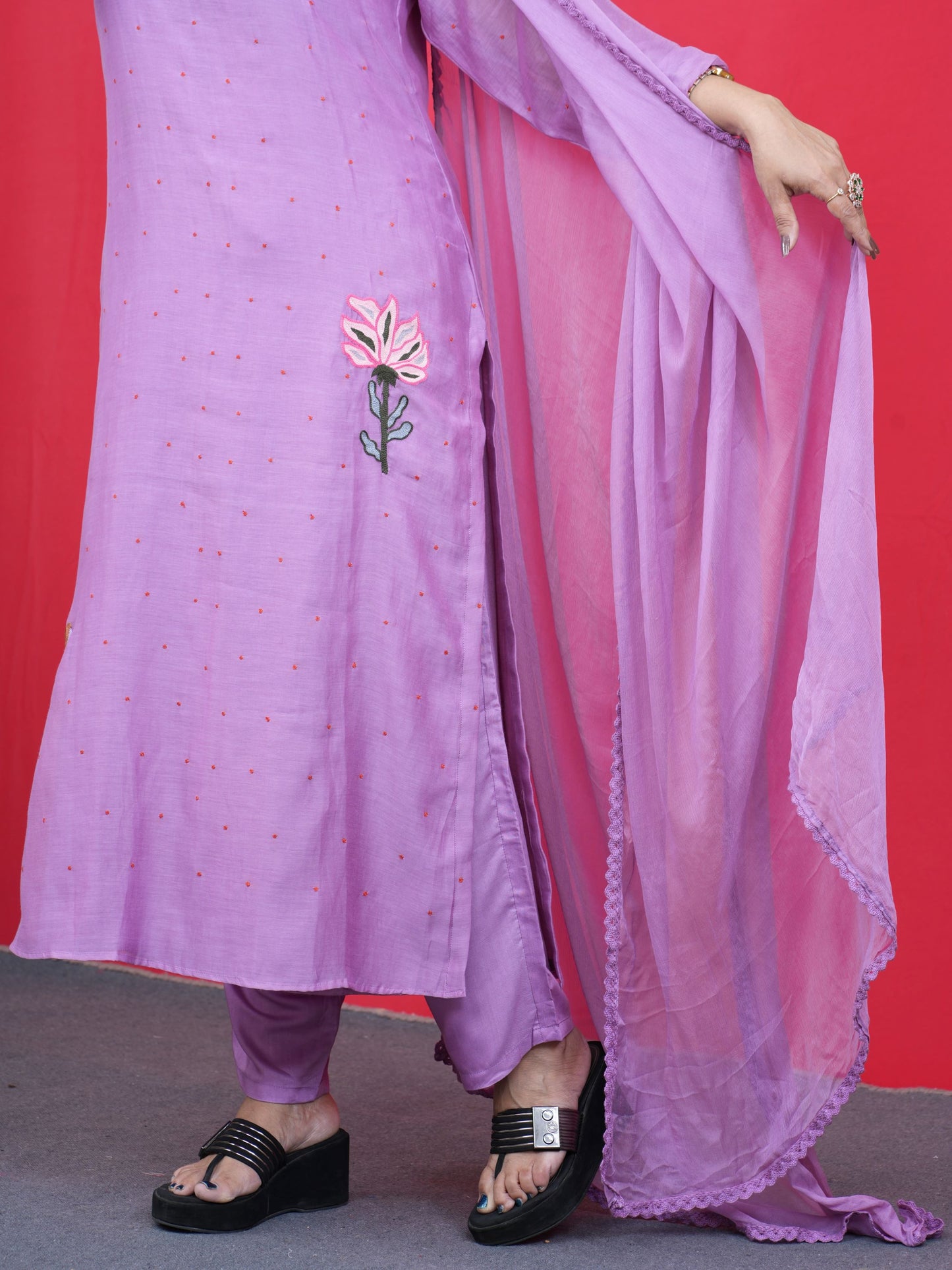 Lavanya Lilac Suit Set