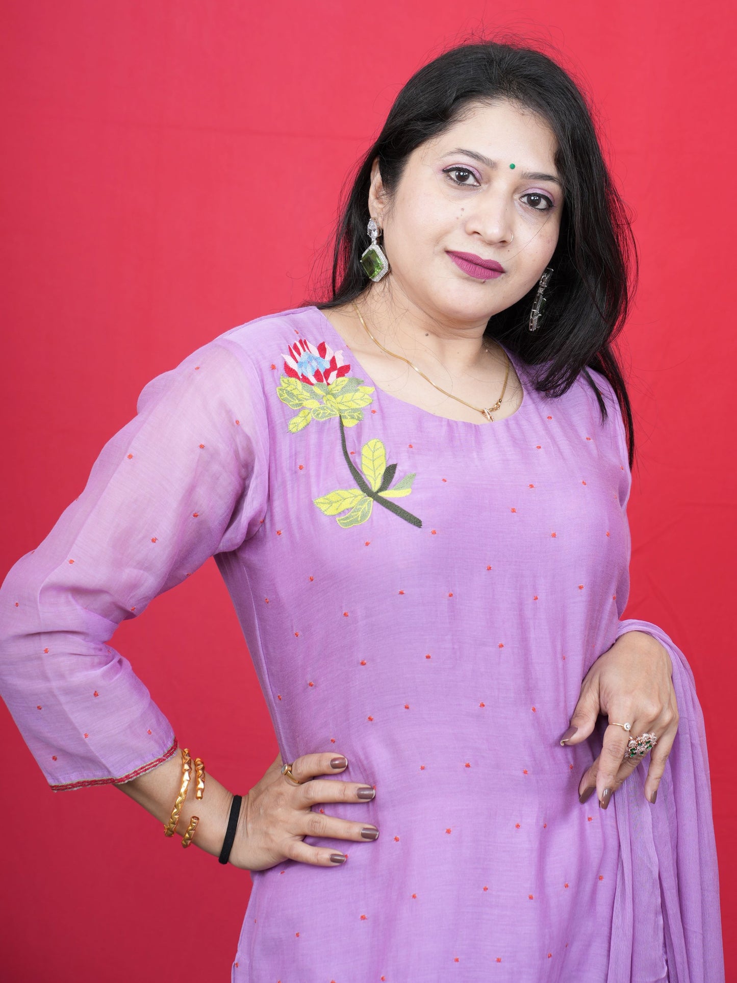 Lavanya Lilac Suit Set