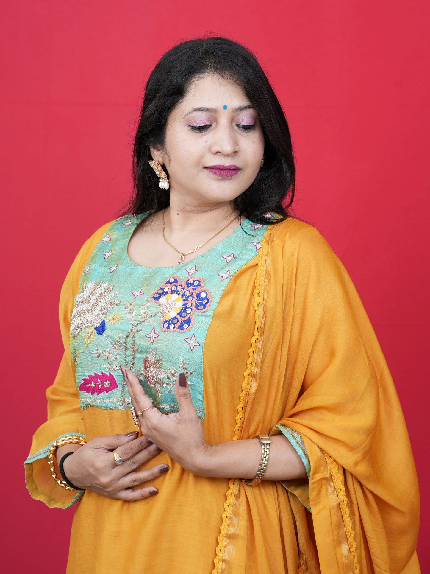 Mustard Muse Kurta Set