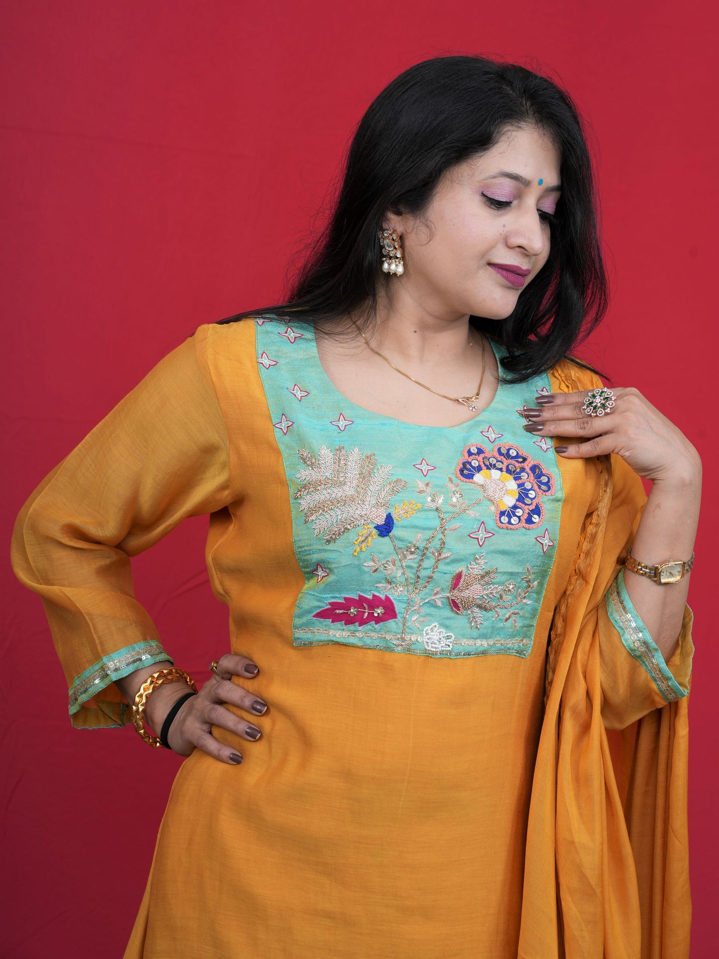 Mustard Muse Kurta Set
