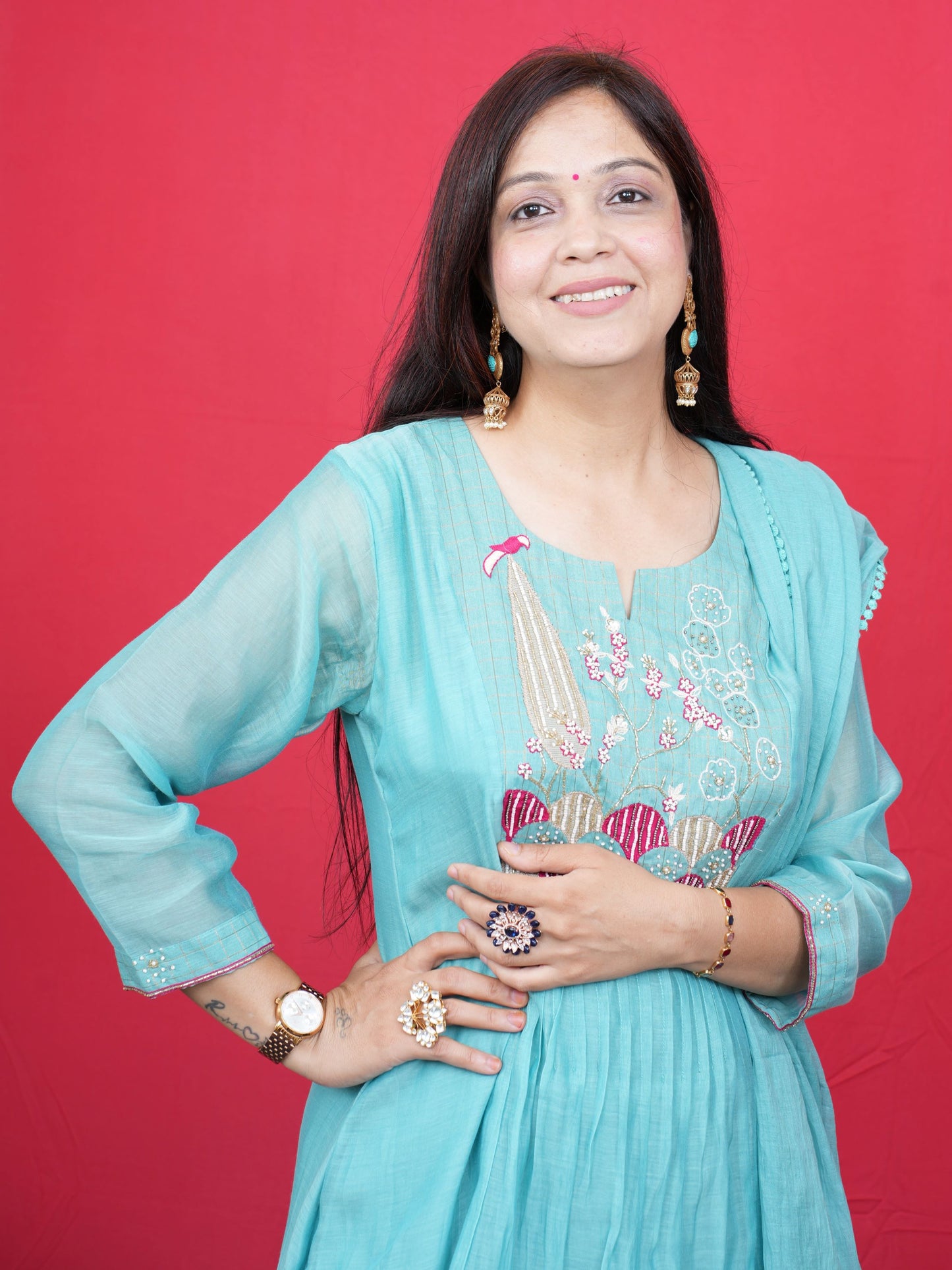 Blue Muse Kurta Set