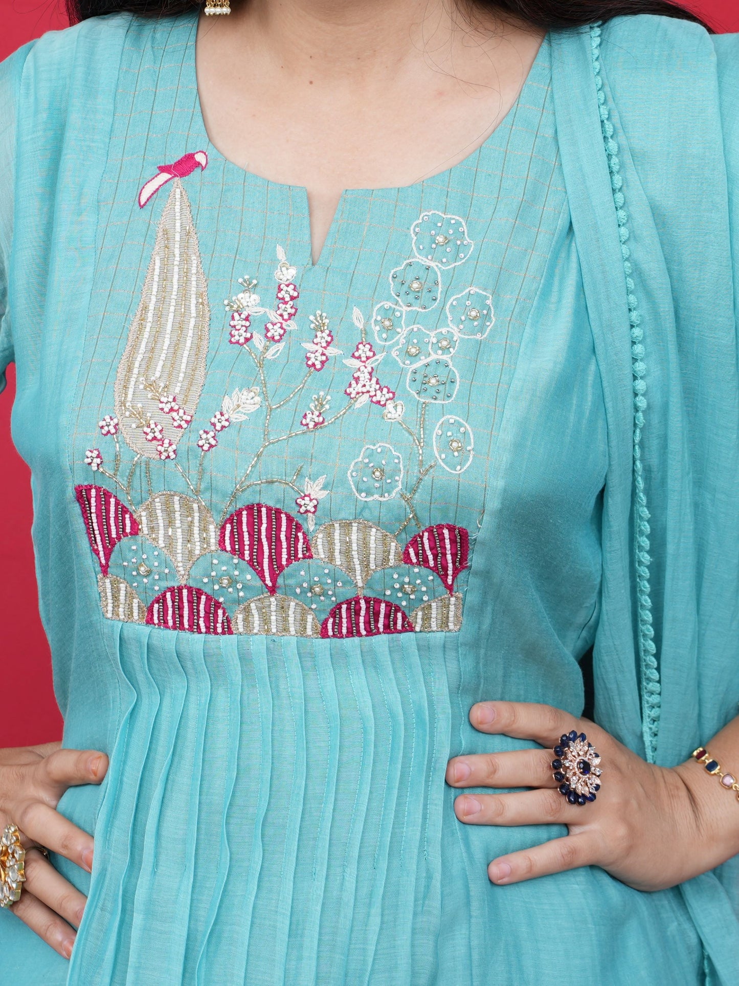 Blue Muse Kurta Set