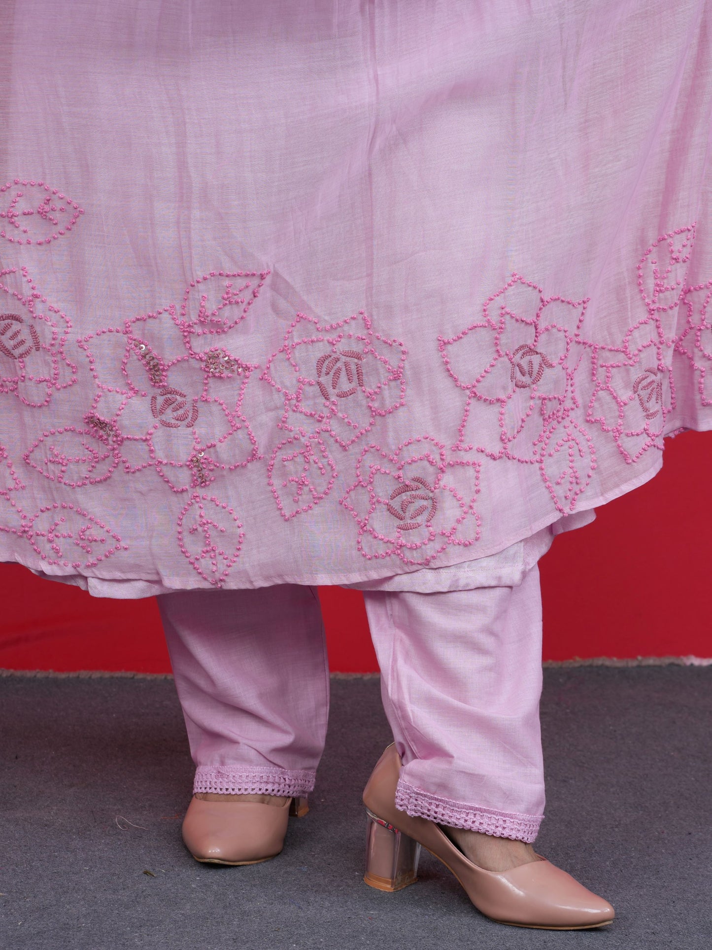 Blush Pink Charm Kurta Set