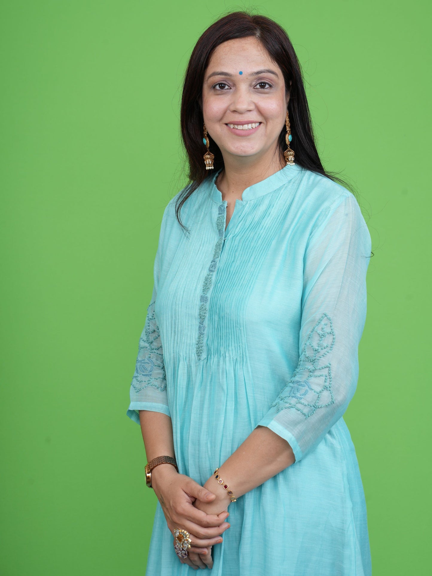 Blush Blue Charm Kurta Set