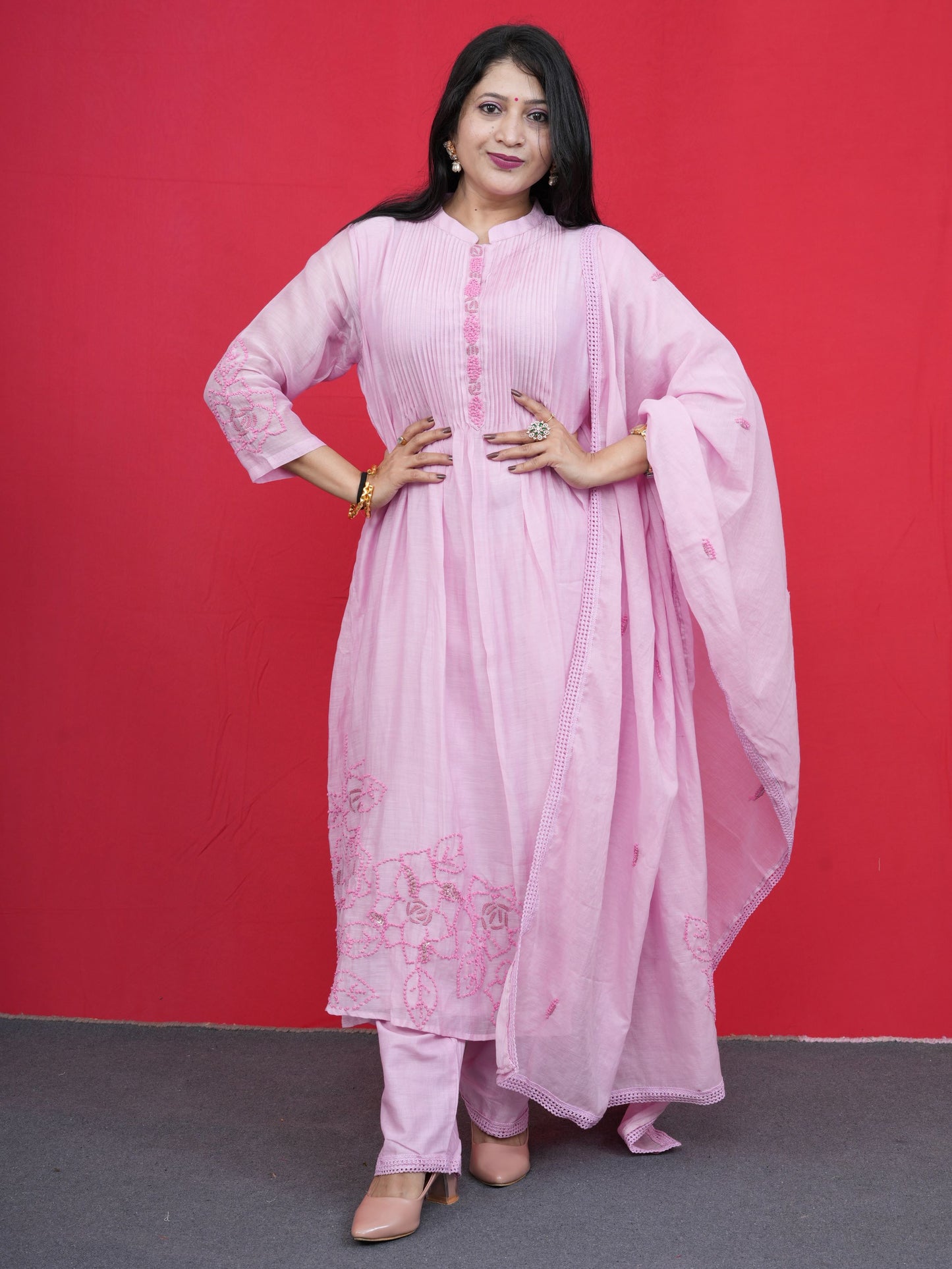 Blush Pink Charm Kurta Set