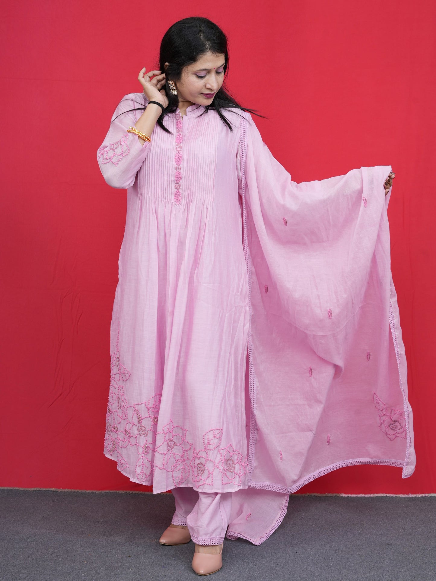 Blush Pink Charm Kurta Set
