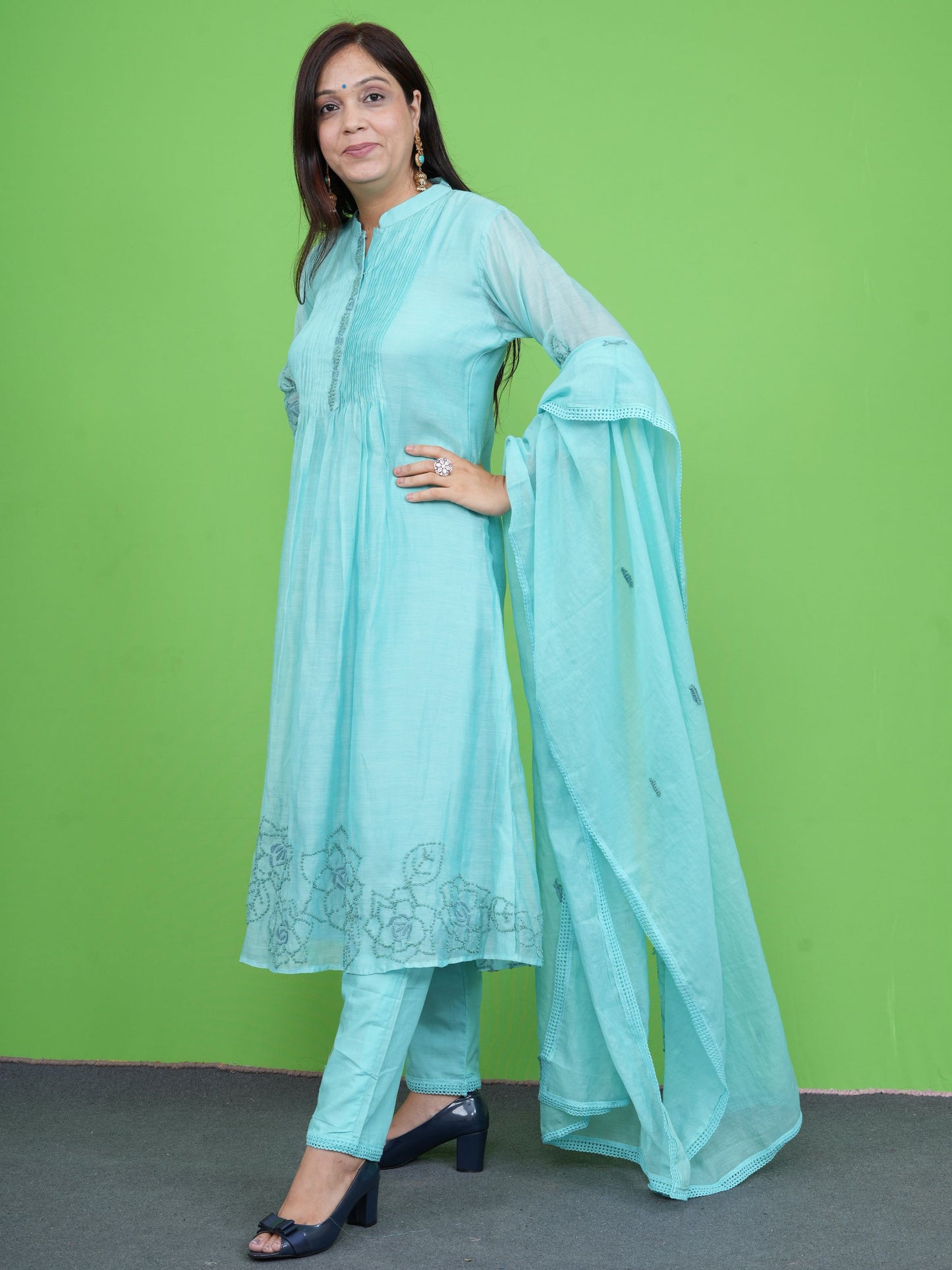 Blush Blue Charm Kurta Set