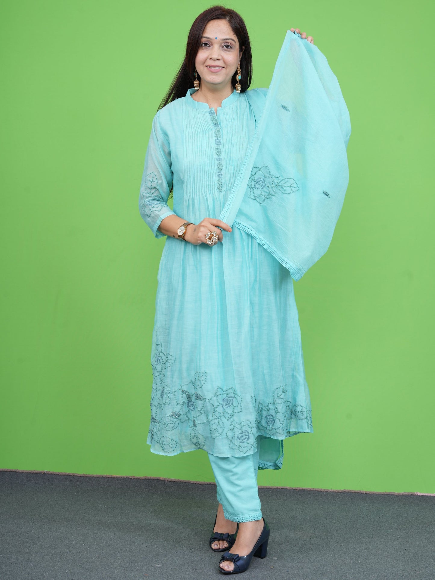 Blush Blue Charm Kurta Set