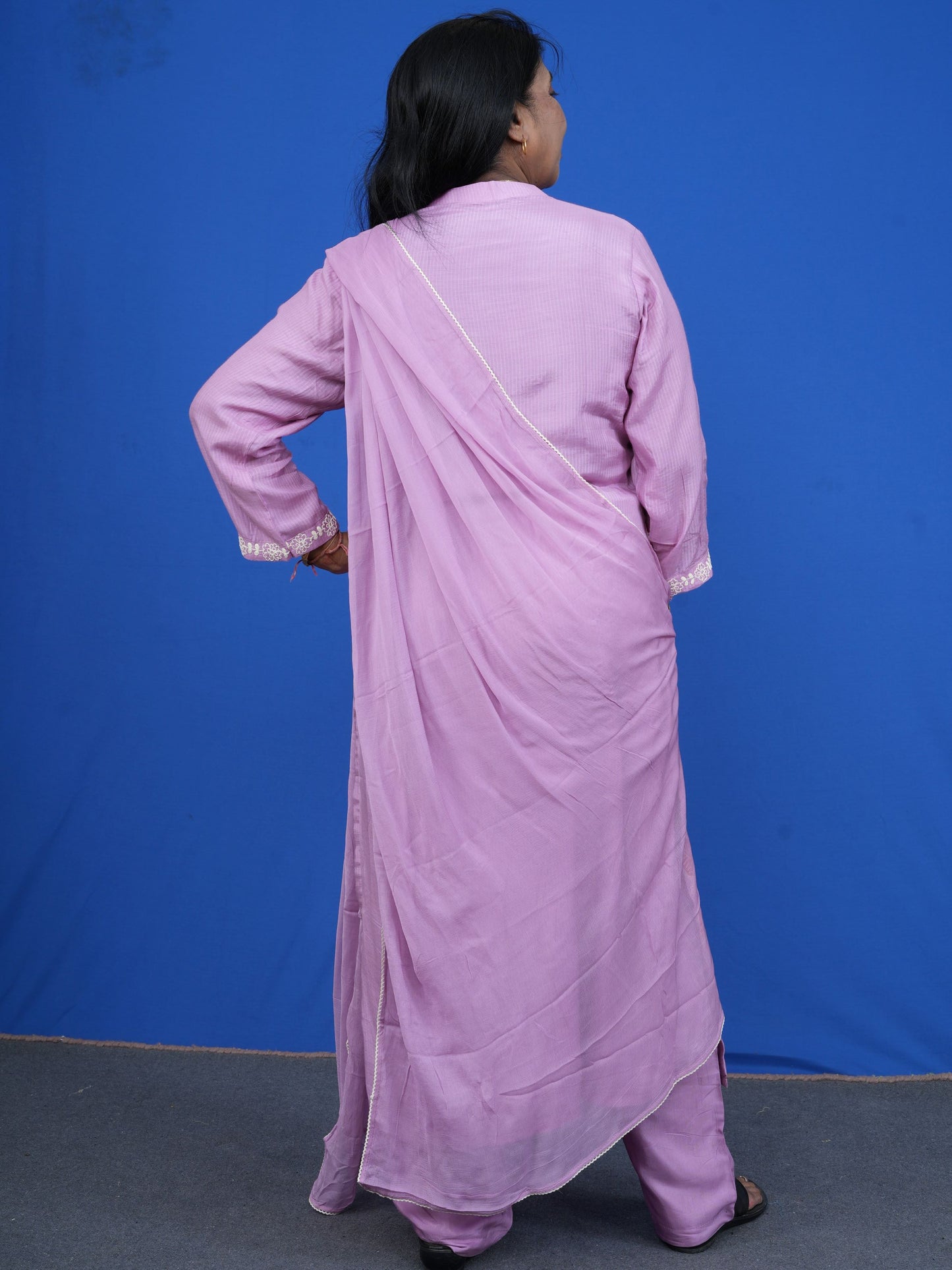 Saanjh Floré Lilac Kurta Set