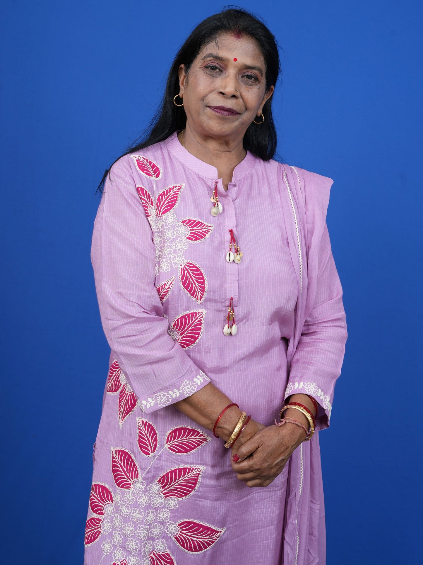 Saanjh Floré Lilac Kurta Set