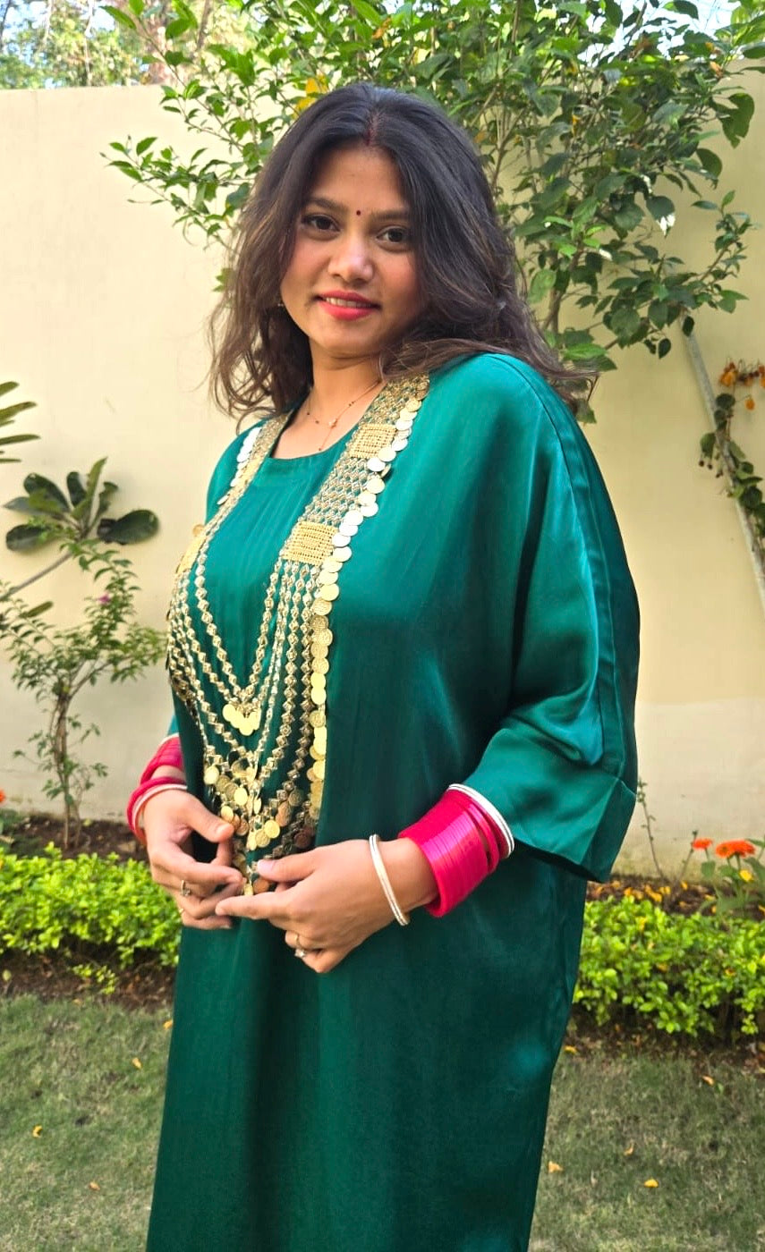 Green Kurta Set