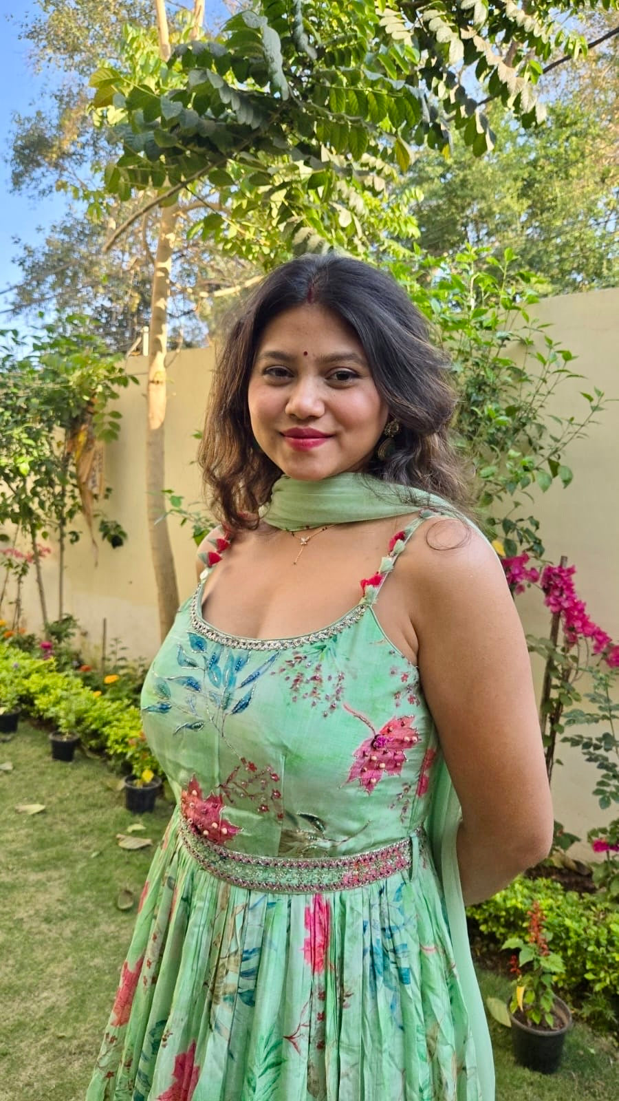 Mint Green Long Green Dress